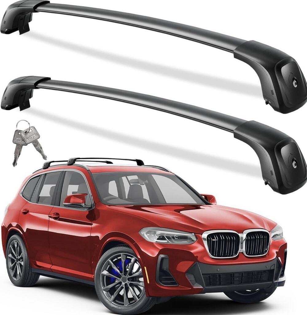 BMW X3 G01 2018-2026 (Not for G45) Lockable Roof Rack Cross Bars